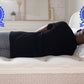african american man laying on his side on top of the lytton mattress